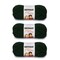Bernat Softee Chunky Dark Green Yarn - 3 Pack of 100g/3.5oz - Acrylic - 6 Super Bulky - 108 Yards - Knitting/Crochet